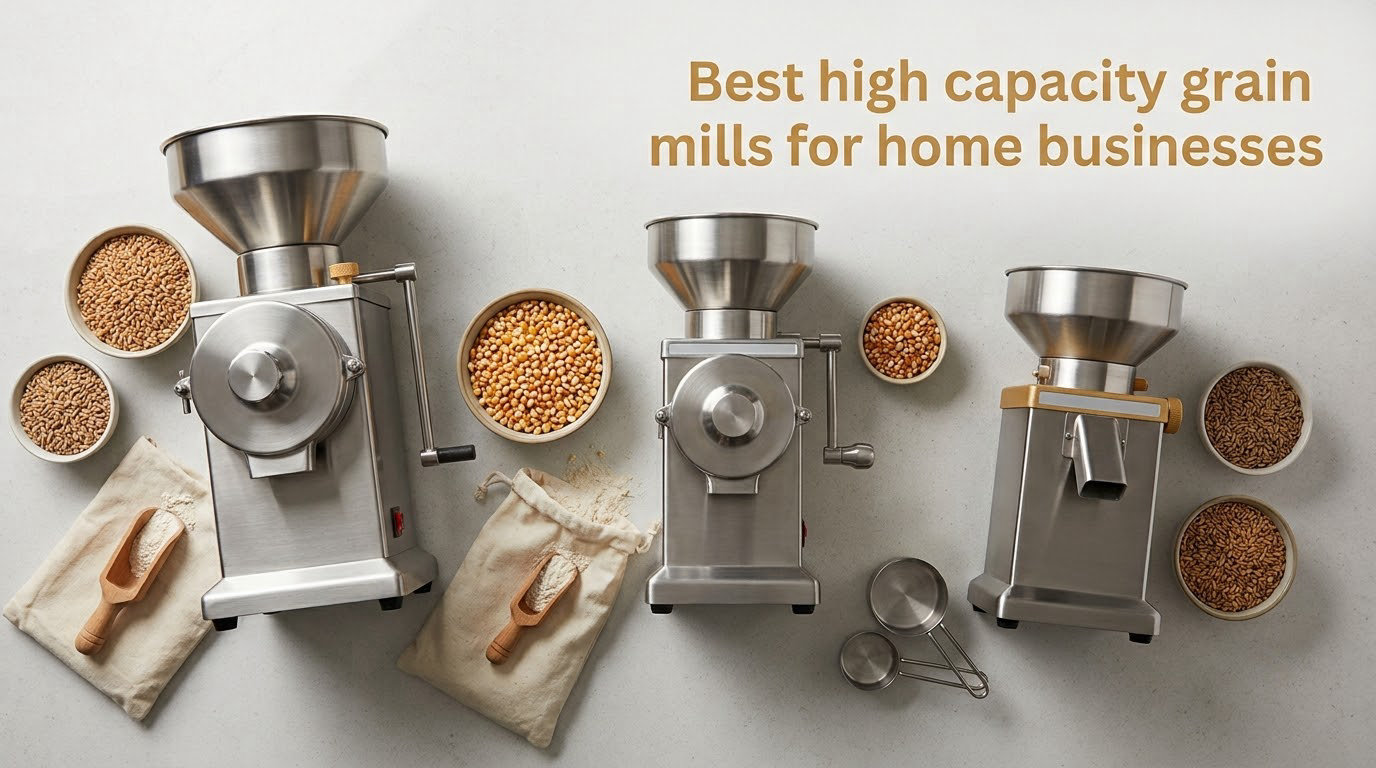 Best high capacity grain mills for home businesses