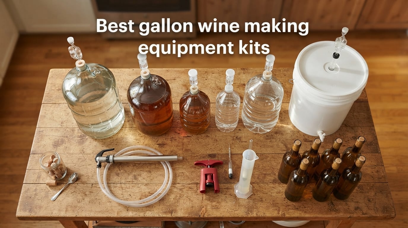 Best 6 gallon wine making equipment kits
