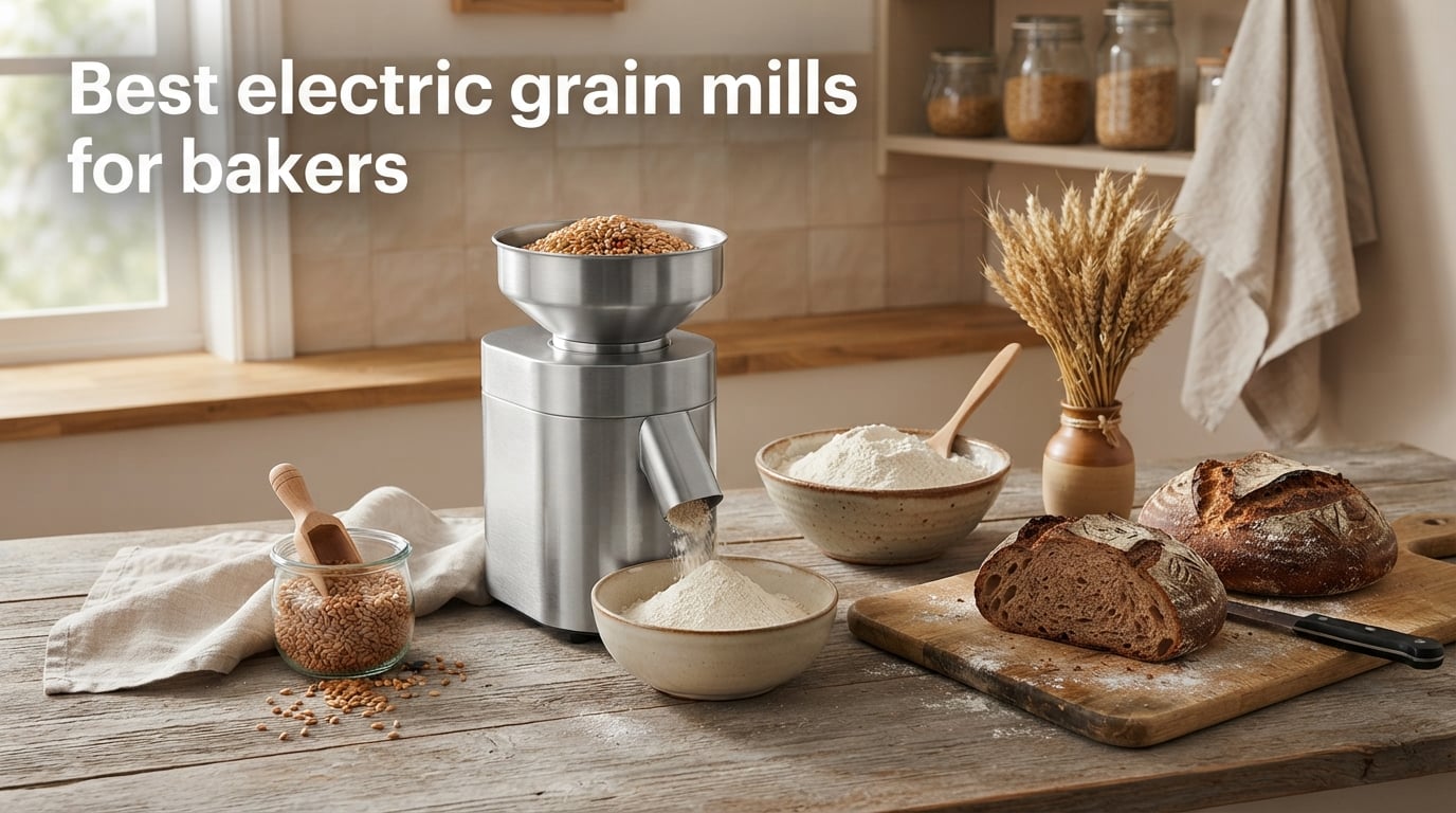 Best electric grain mills for bakers