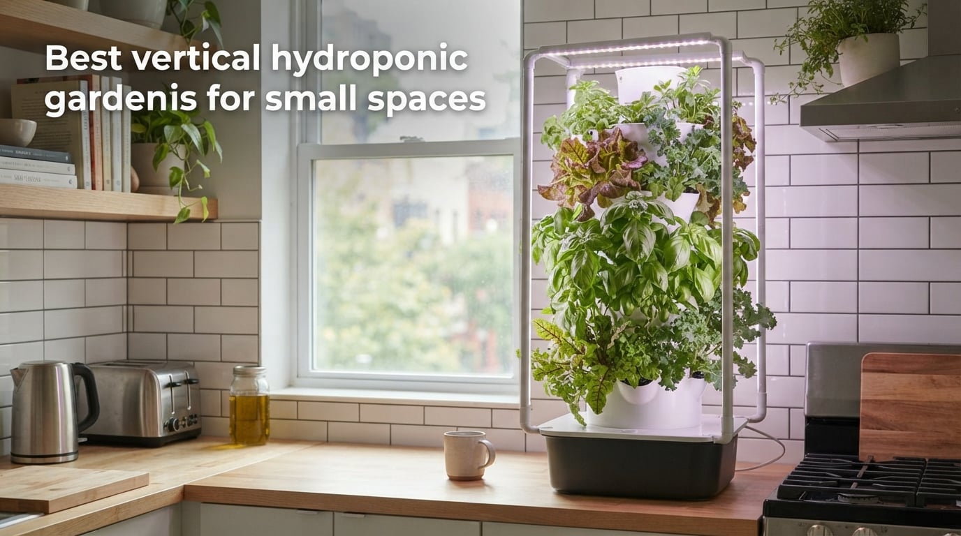Best vertical hydroponic gardens for small spaces