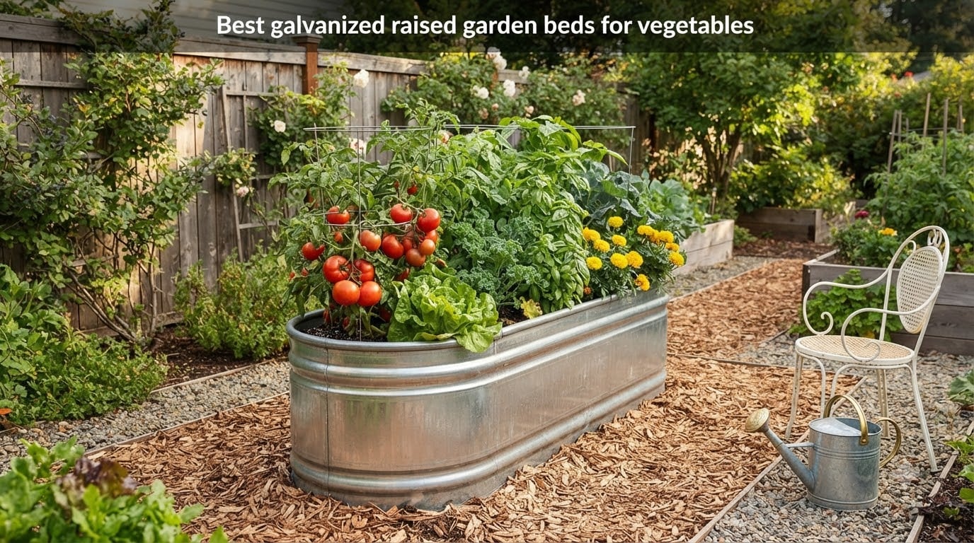 Best galvanized raised garden beds for vegetables
