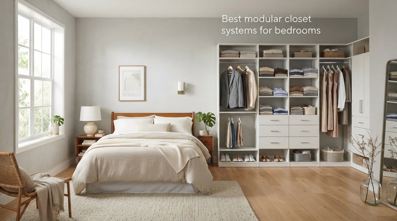 Best modular closet systems for bedrooms