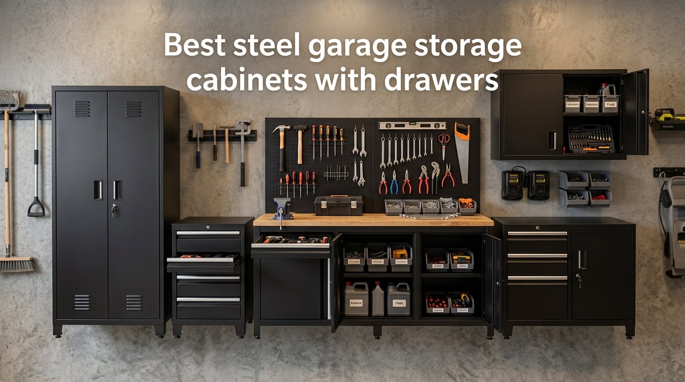 Best steel garage storage cabinets with drawers
