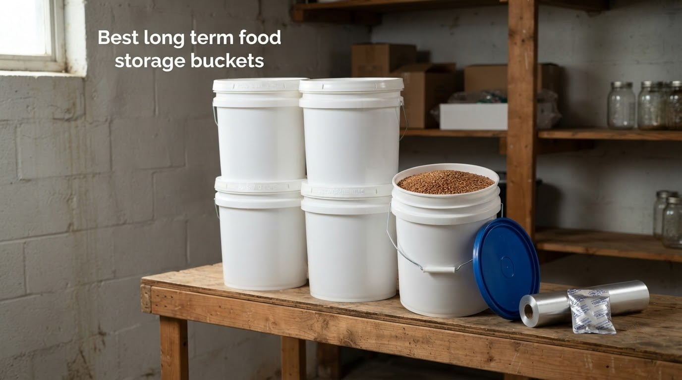 Best long term food storage buckets