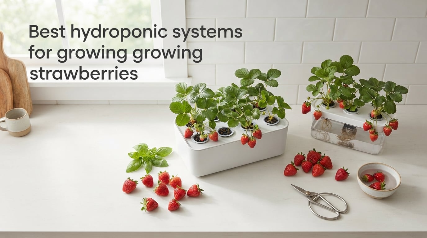 Best hydroponic systems for growing strawberries
