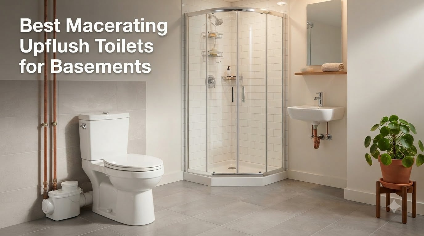 Best Macerating Upflush Toilets for Basements