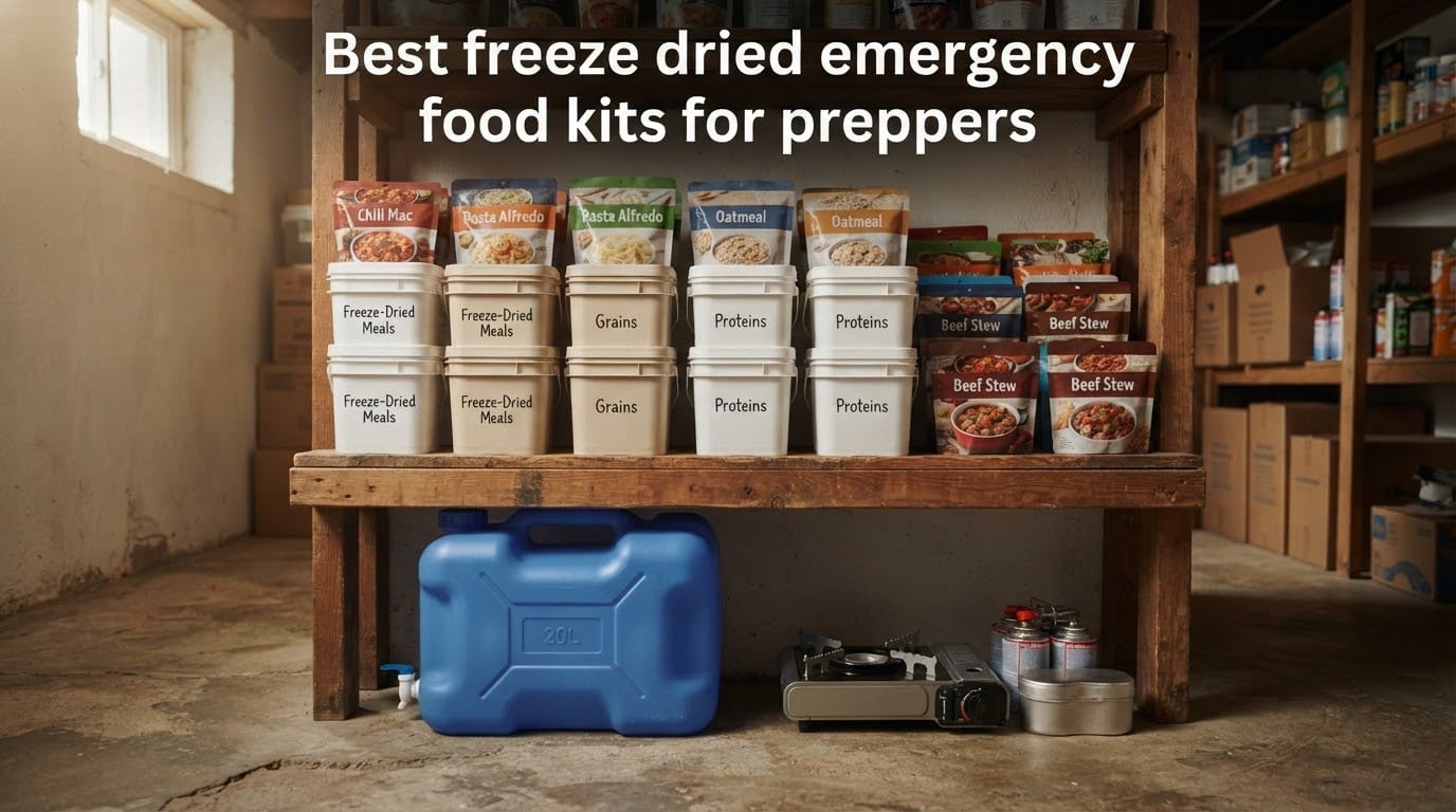 Best freeze dried emergency food kits for preppers