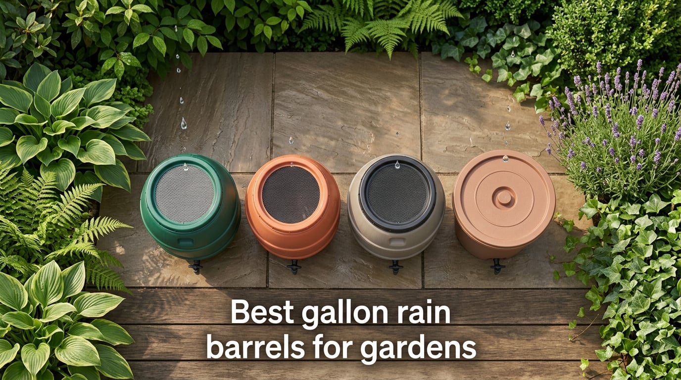 Best 50 gallon rain barrels for gardens
