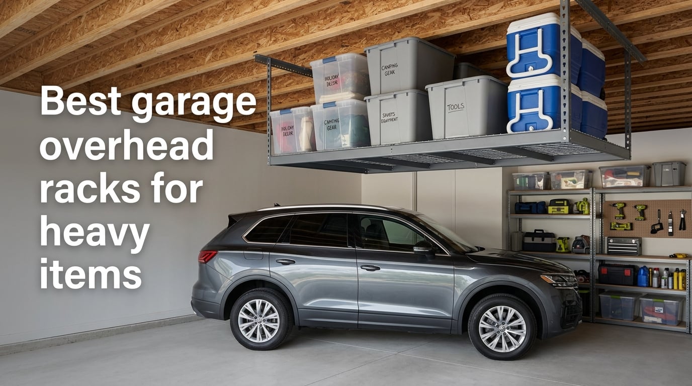 Best garage overhead racks for heavy items