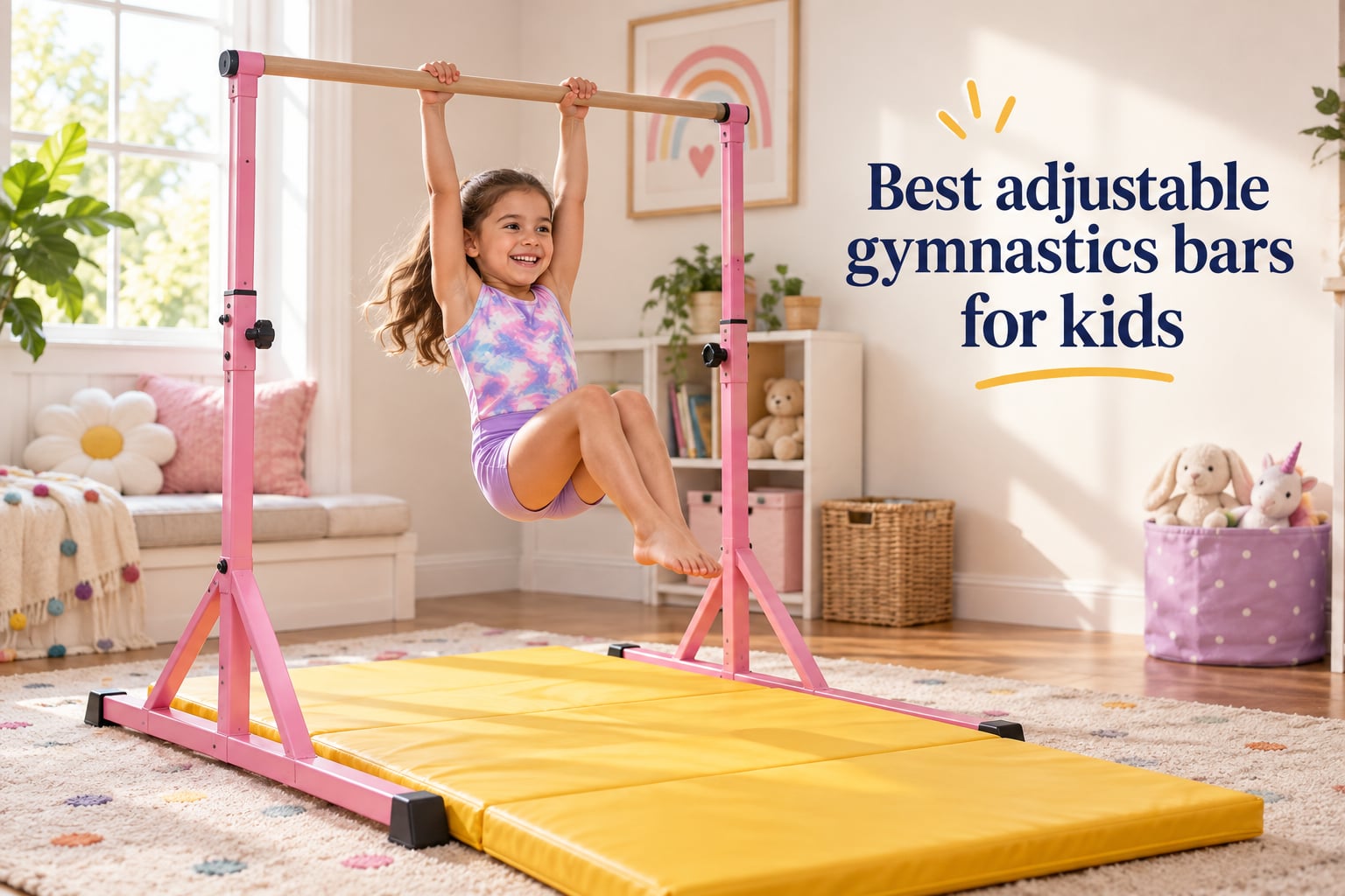 Best adjustable gymnastics bars for kids