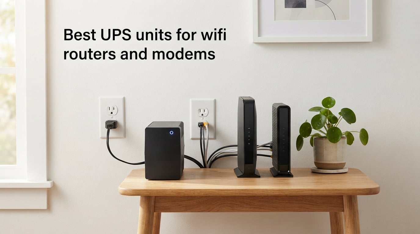 Best UPS units for wifi routers and modems