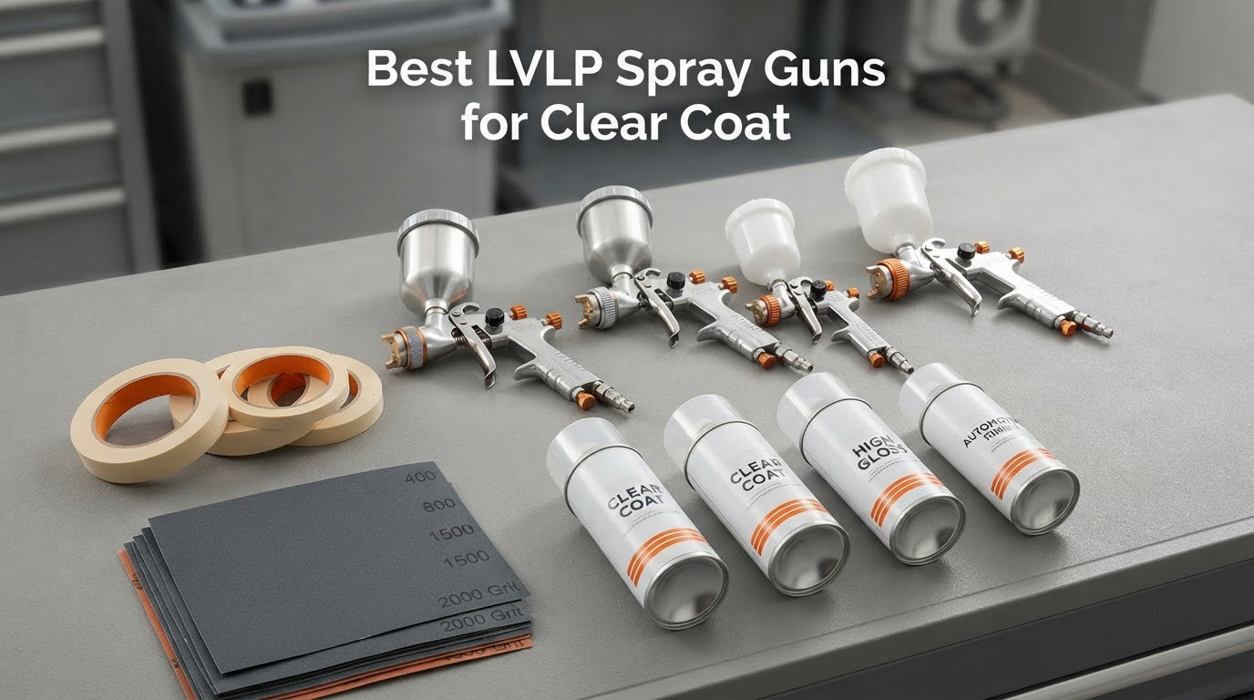 Best LVLP Spray Guns for Clear Coat