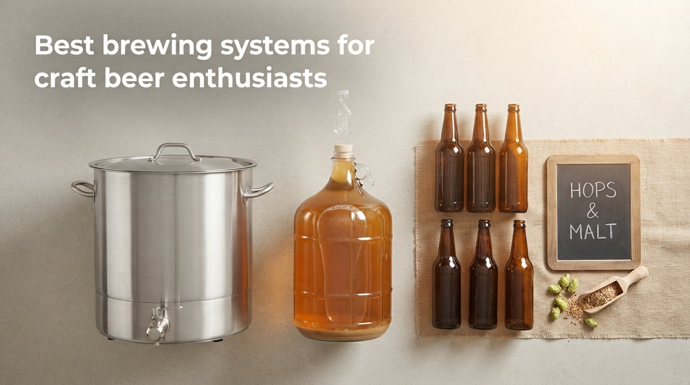 Best brewing systems for craft beer enthusiasts