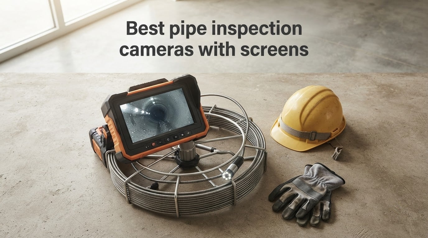 Best pipe inspection cameras with screens