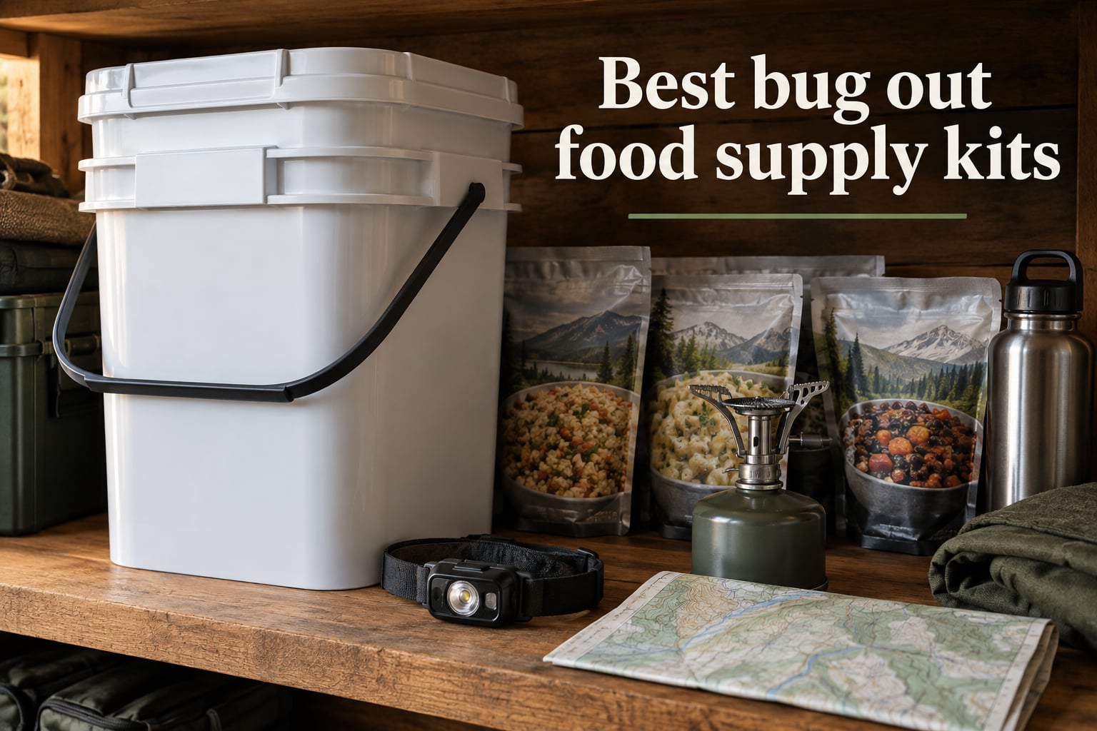 Best bug out food supply kits