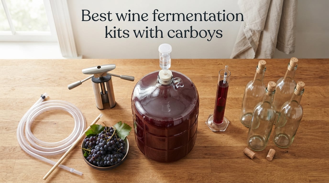 Best wine fermentation kits with carboys