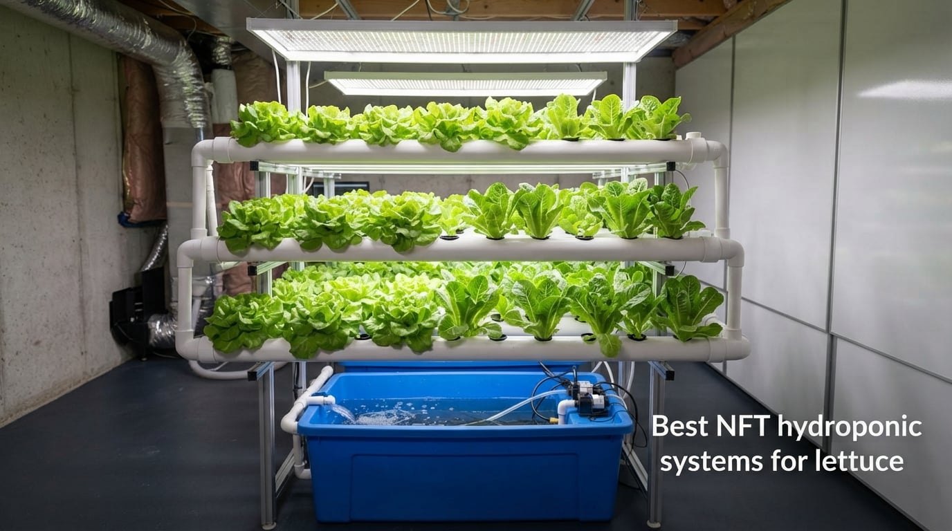 Best NFT hydroponic systems for lettuce