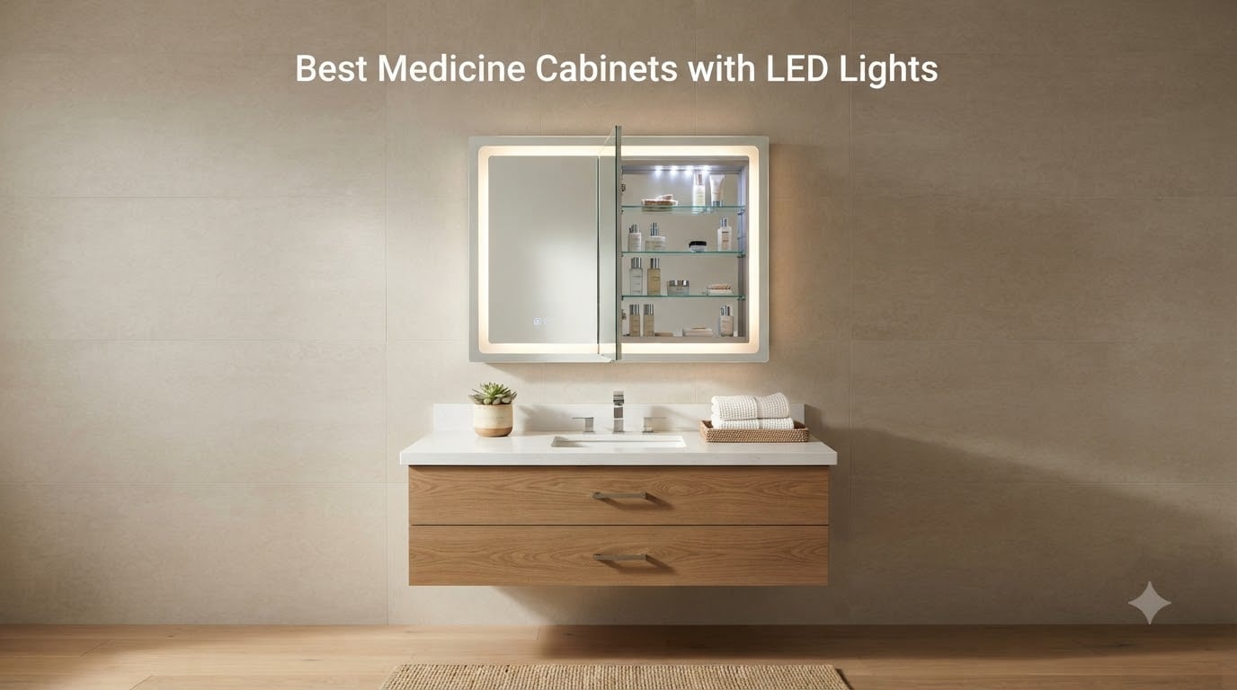 Best Medicine Cabinets with LED Lights