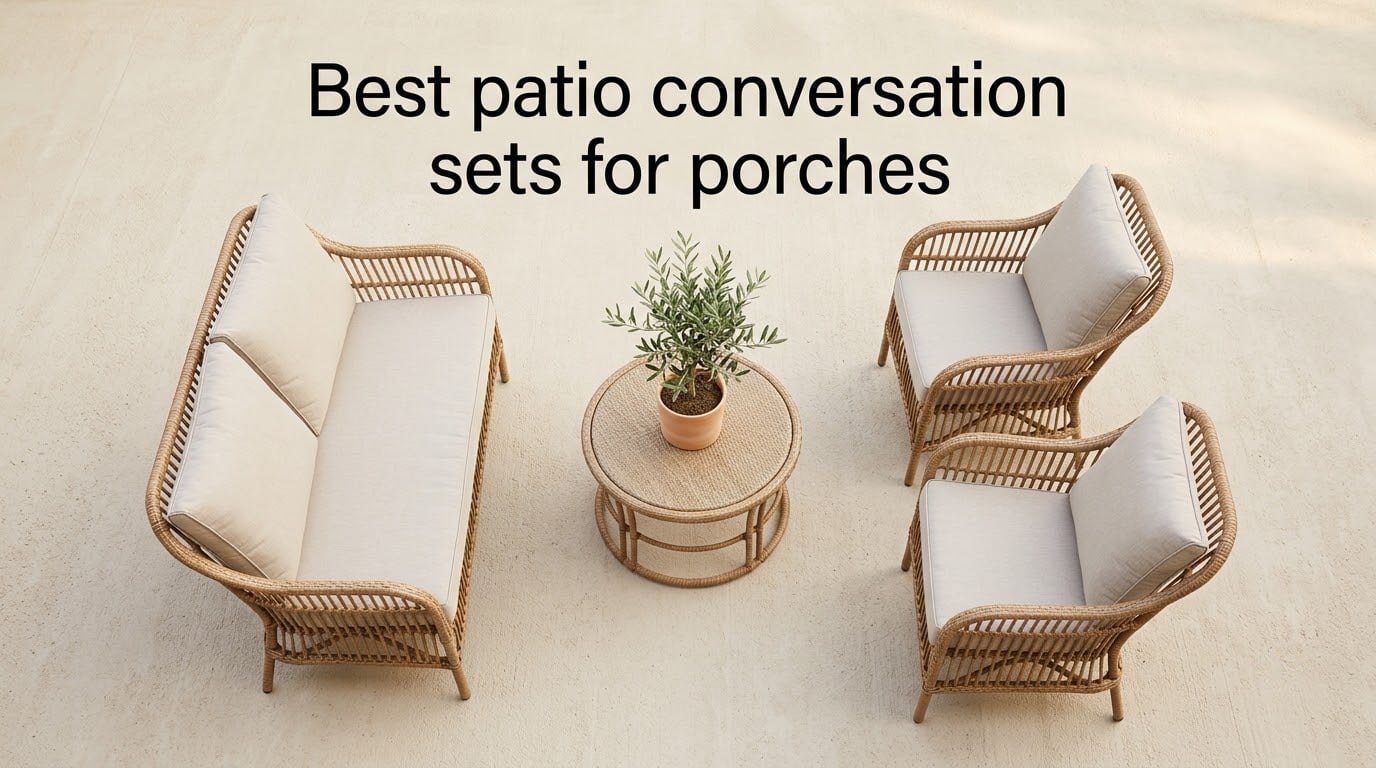 Best patio conversation sets for porches