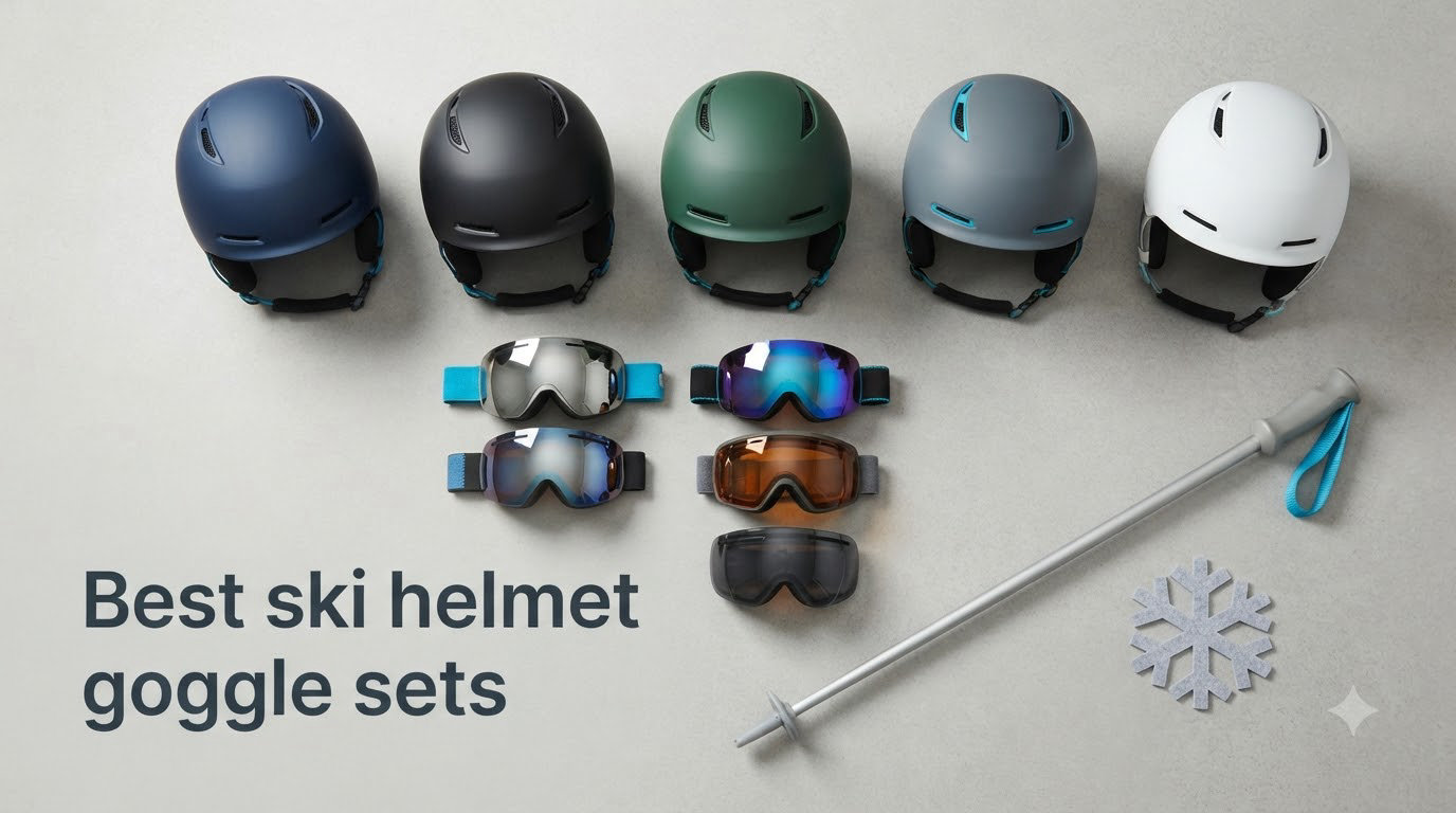 Best ski helmet goggle sets