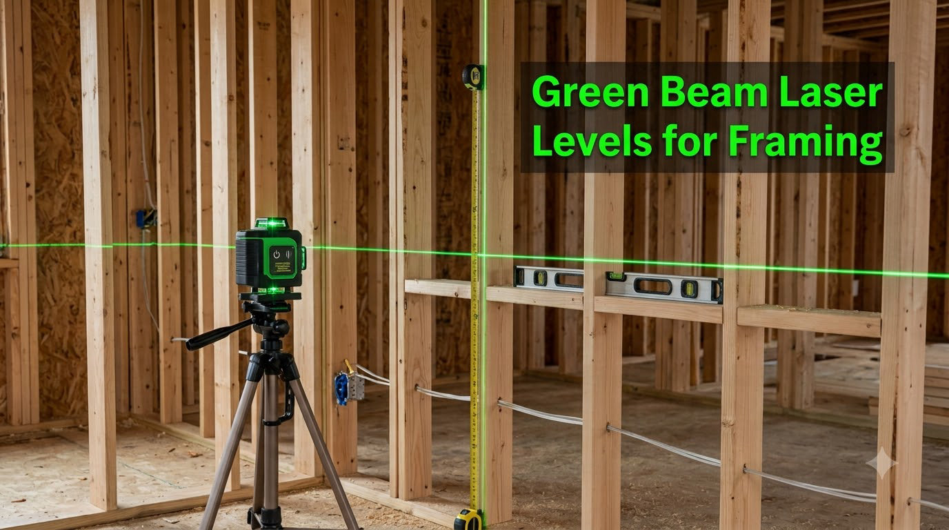 Best Green Beam Laser Levels for Framing