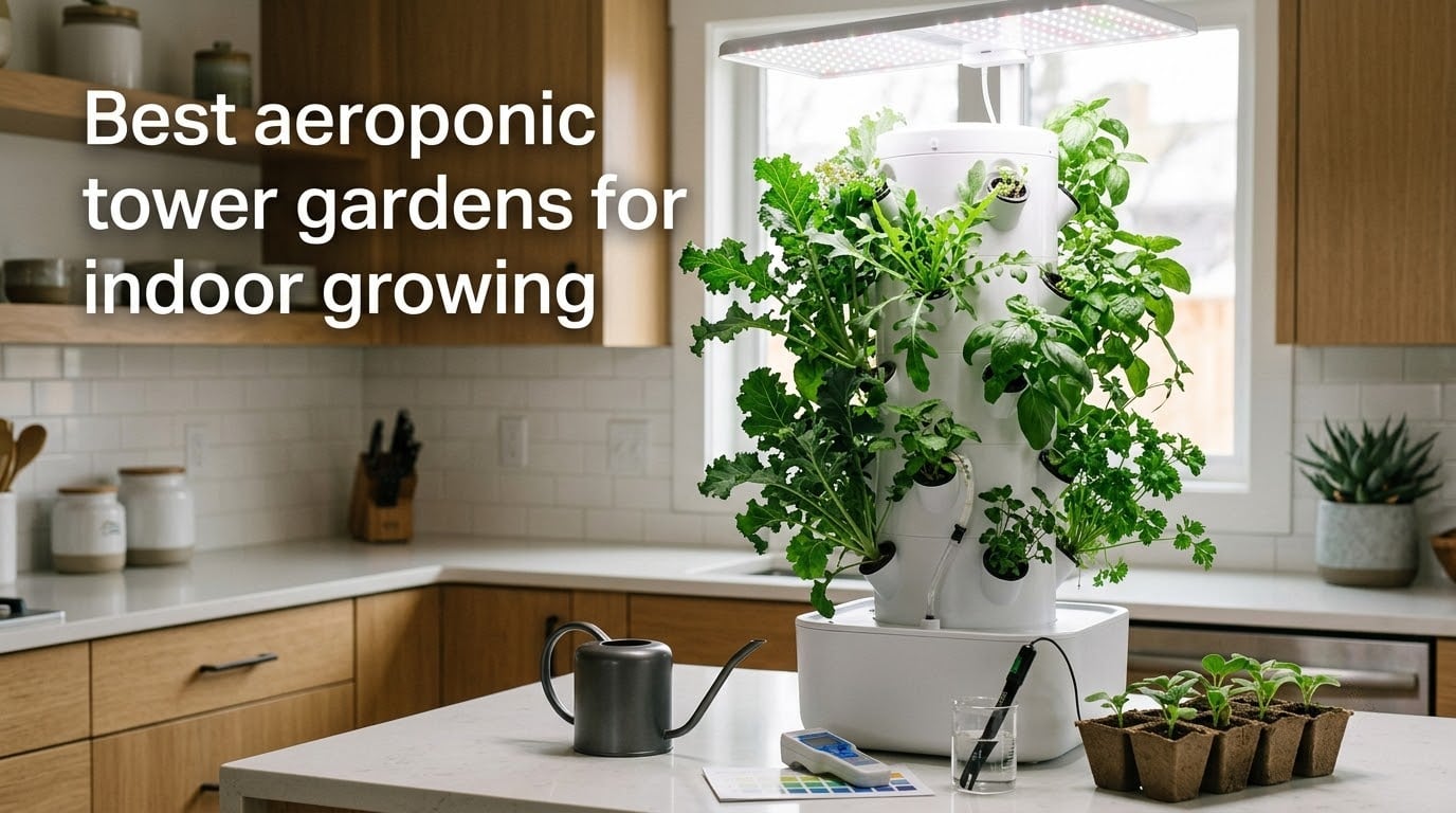 Best aeroponic tower gardens for indoor growing