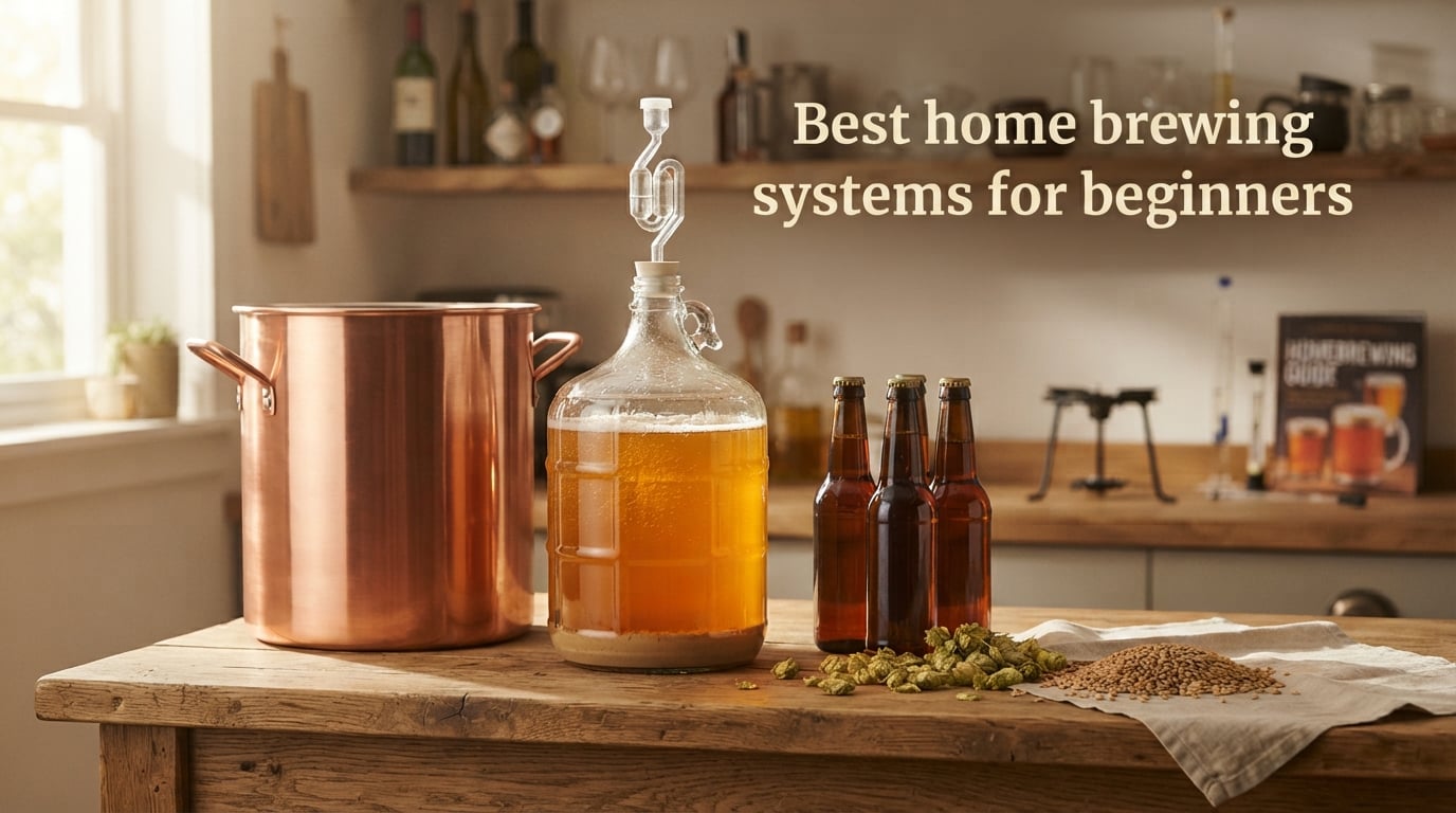 Best home brewing systems for beginners