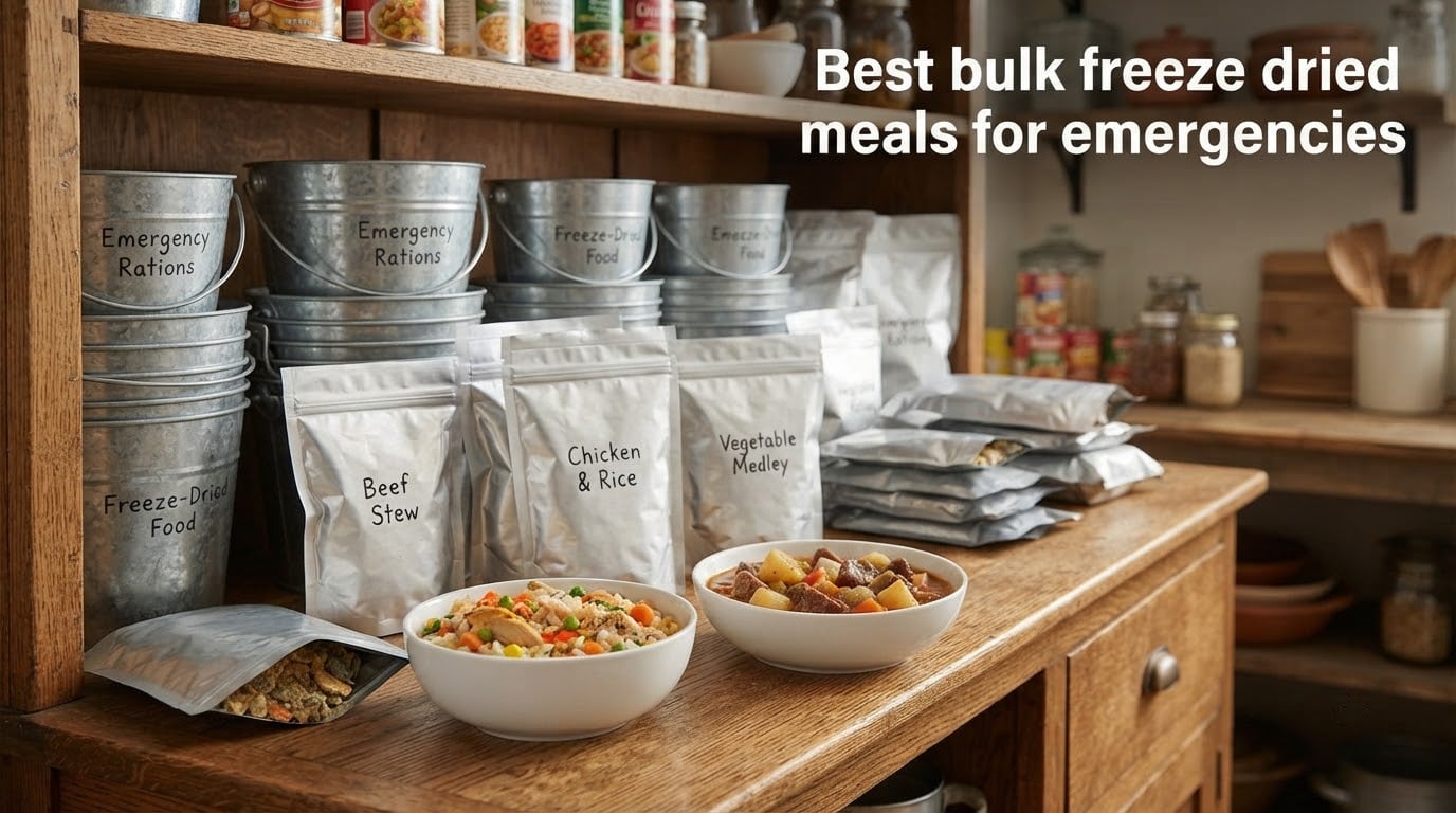 Best bulk freeze dried meals for emergencies
