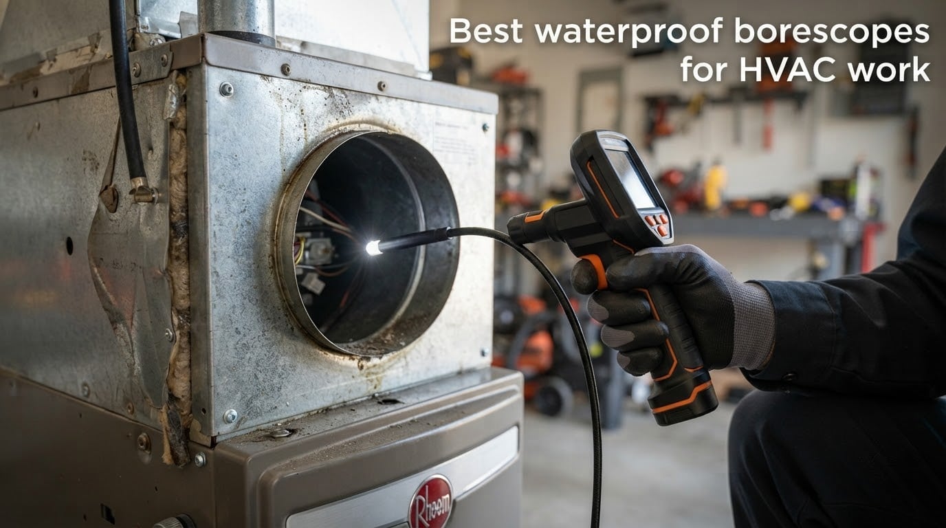 Best waterproof borescopes for HVAC work