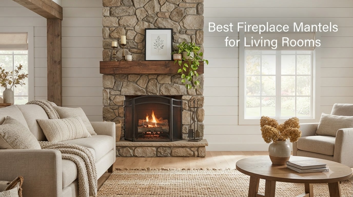 Best Fireplace Mantels for Living Rooms