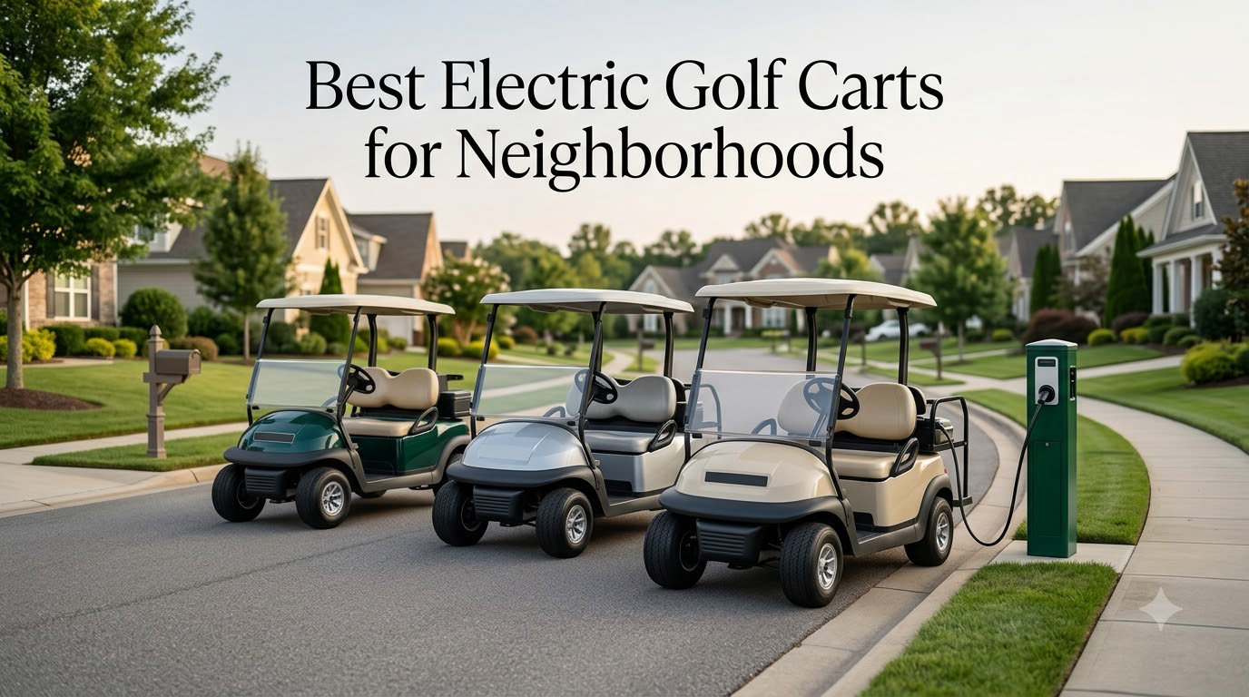 Best Electric Golf Carts for Neighborhoods