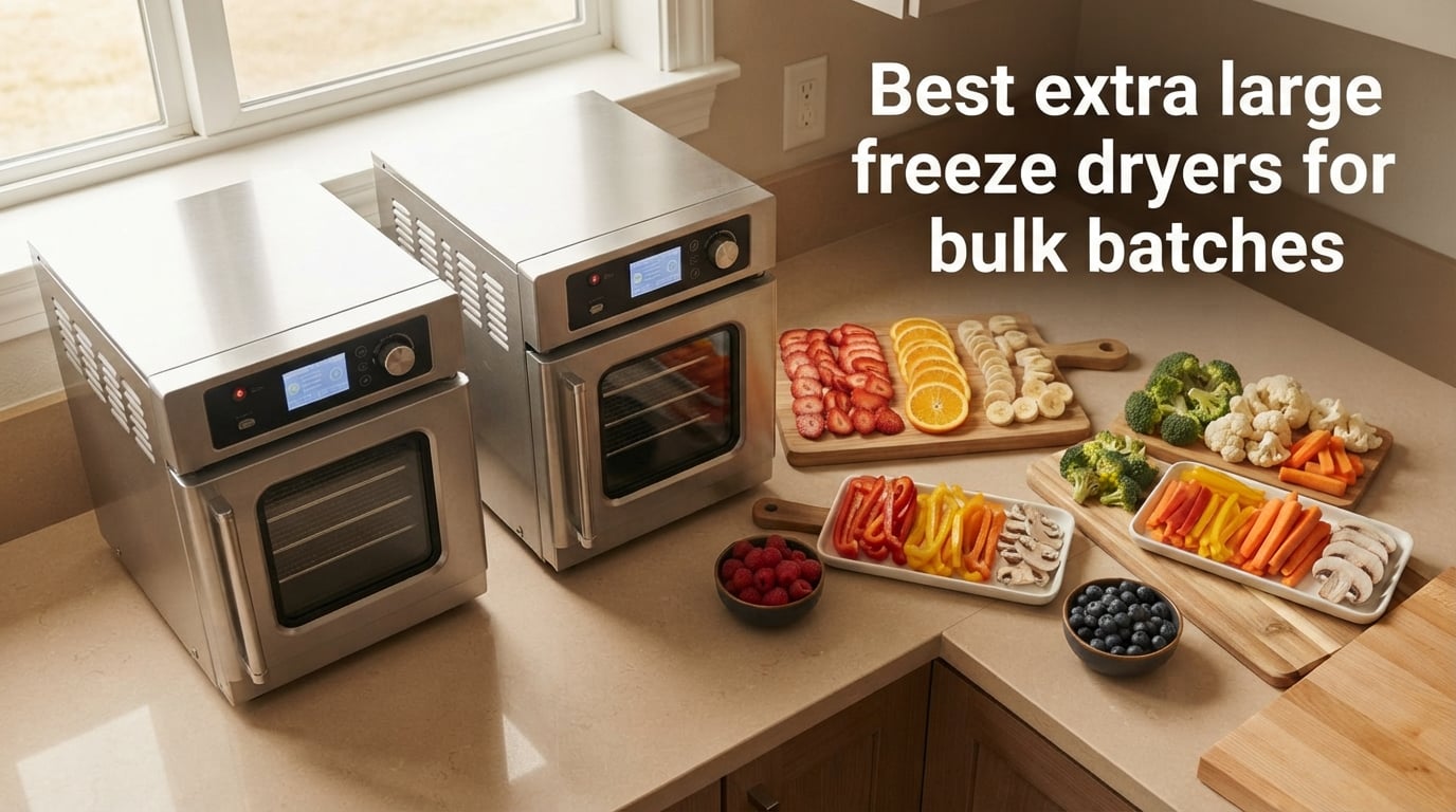 Best extra large freeze dryers for bulk batches