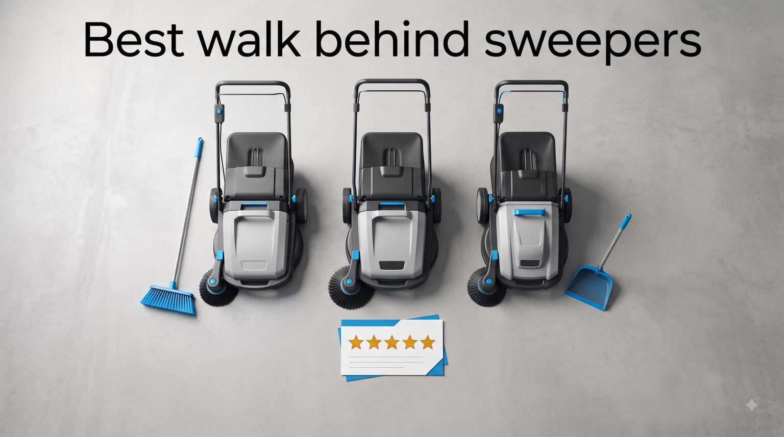 Best walk behind sweepers