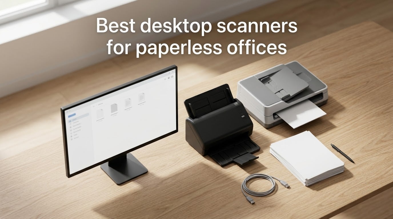 Best desktop scanners for paperless offices