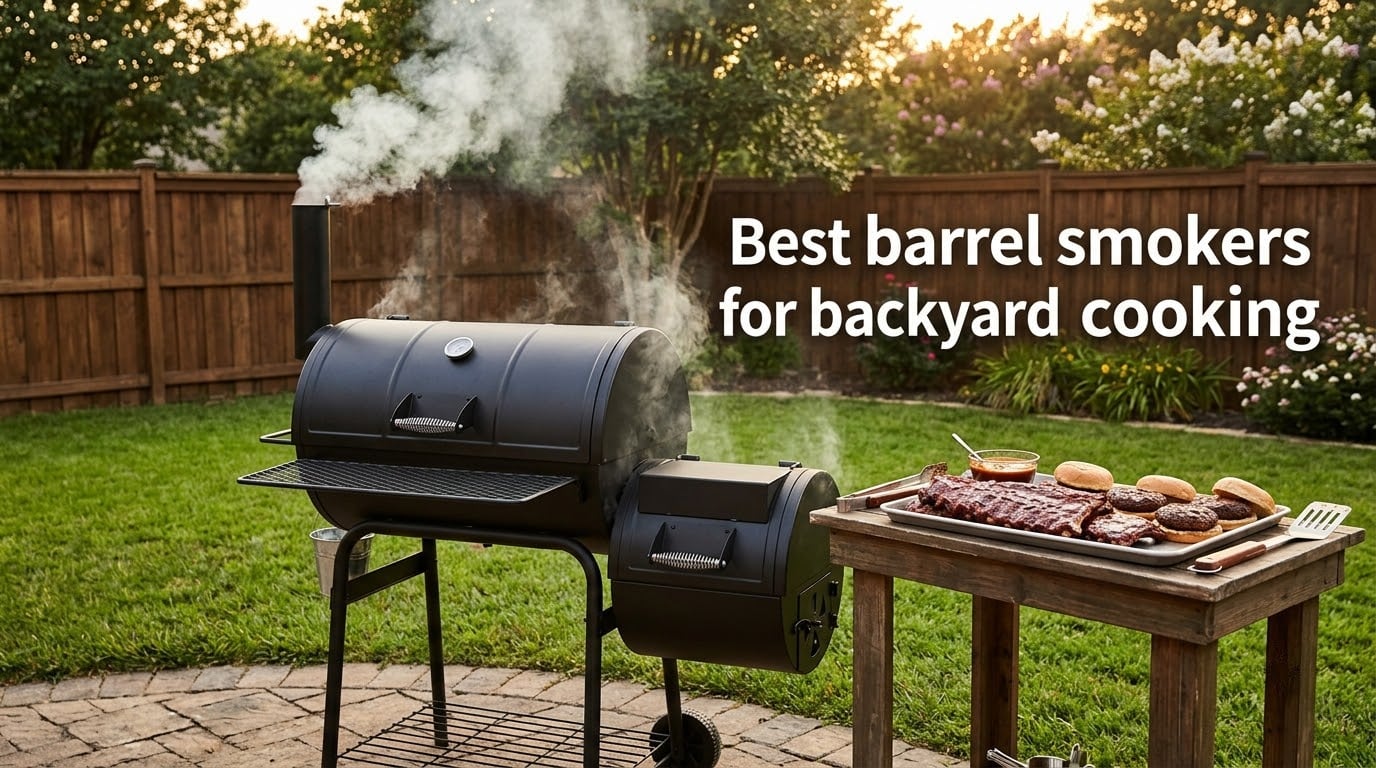 Best barrel smokers for backyard cooking
