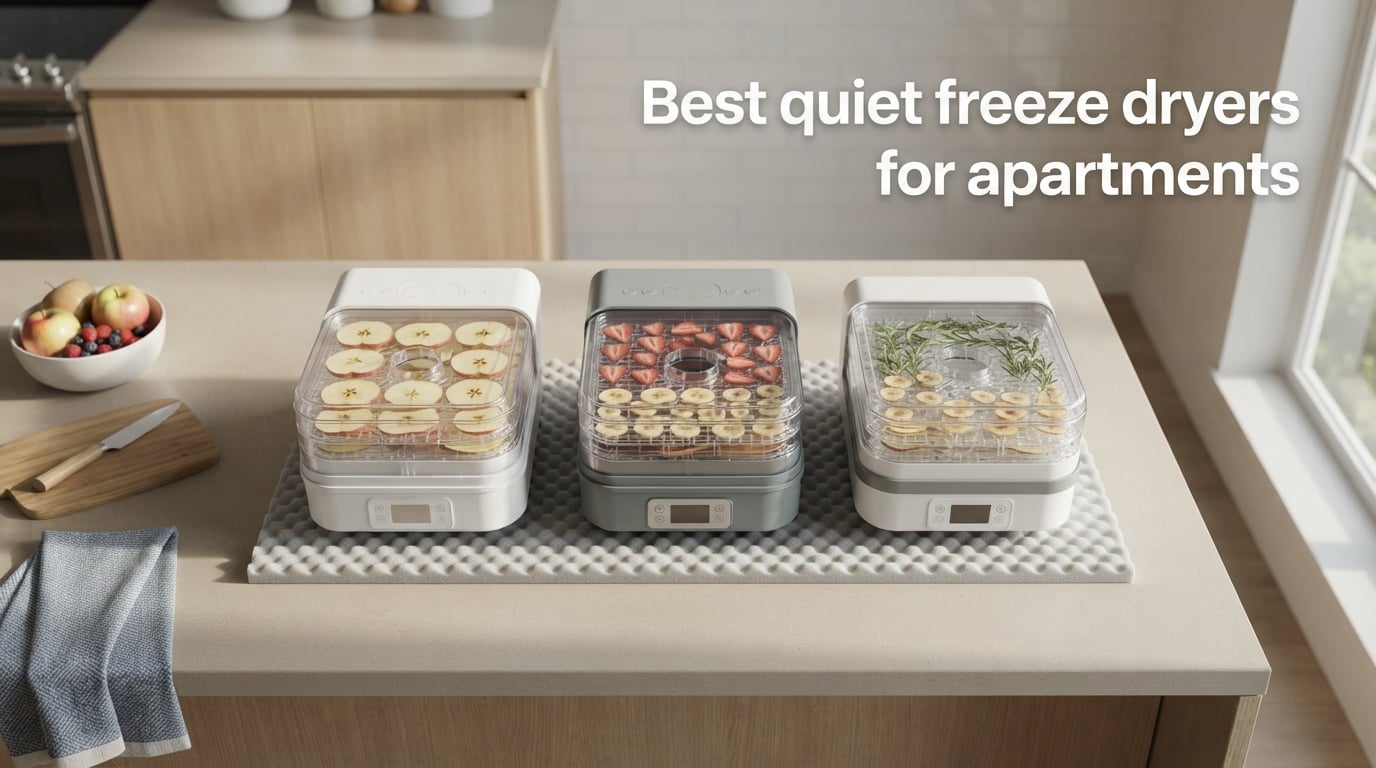 Best quiet freeze dryers for apartments