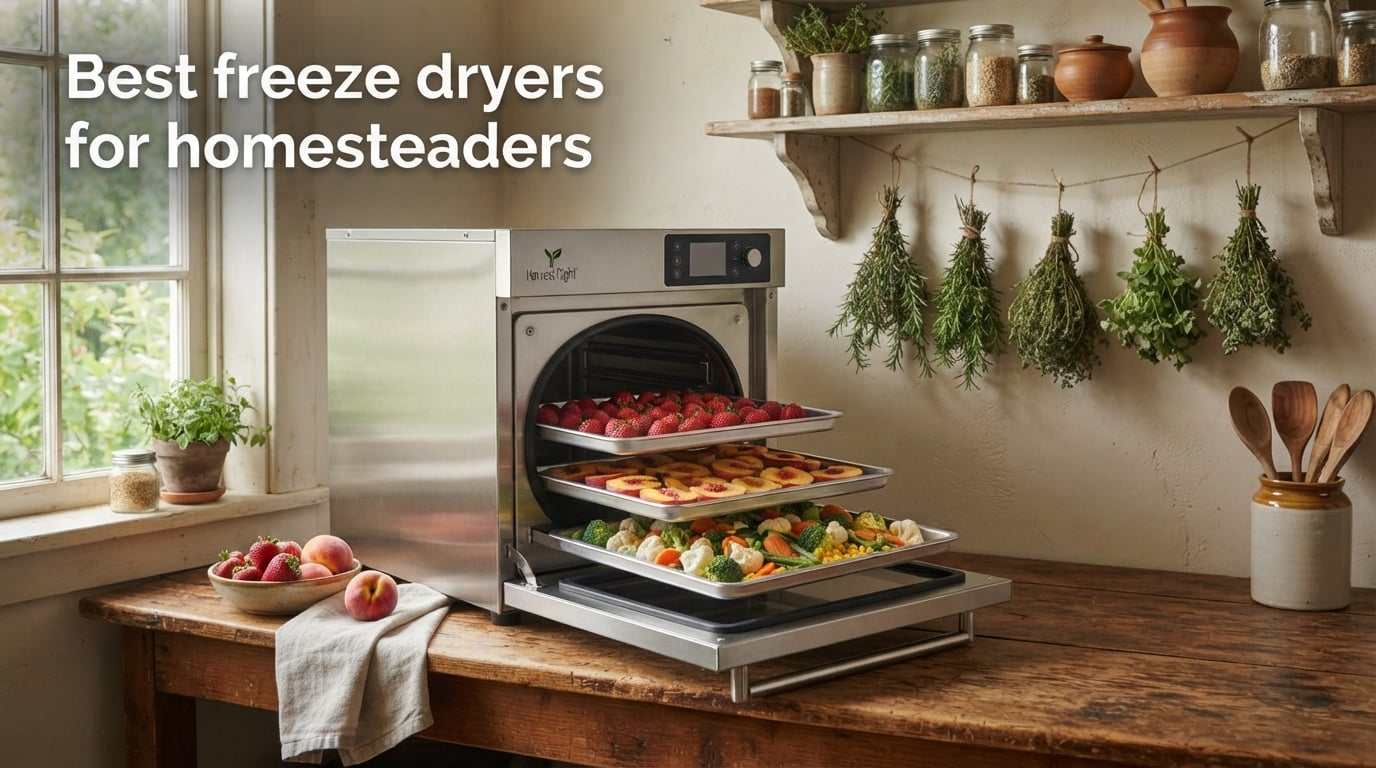 Best freeze dryers for homesteaders