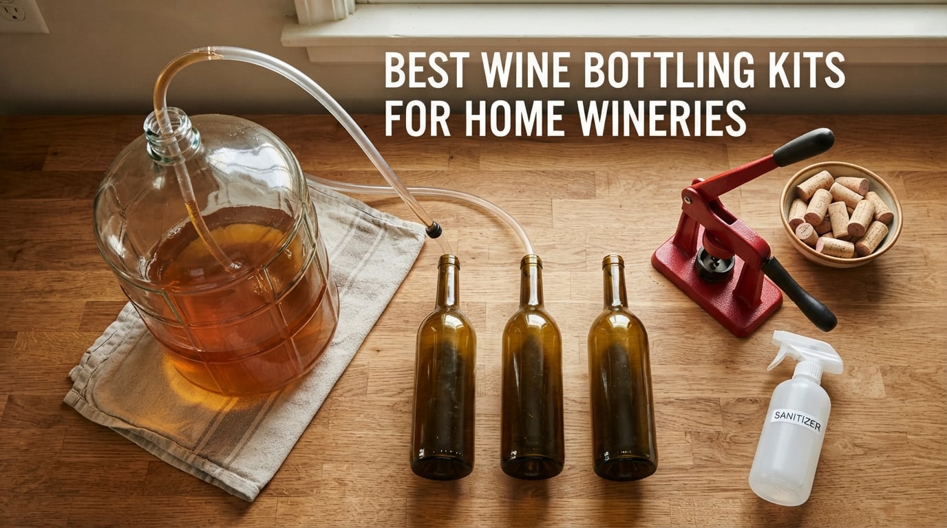 Best wine bottling kits for home wineries