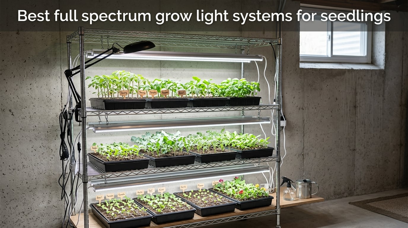 Best full spectrum grow light systems for seedlings