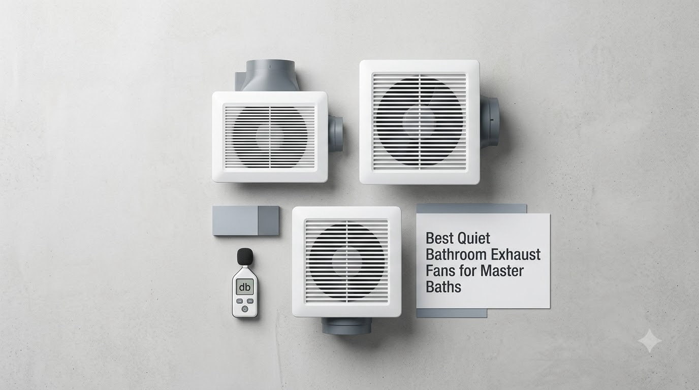 Best Quiet Bathroom Exhaust Fans for Master Baths