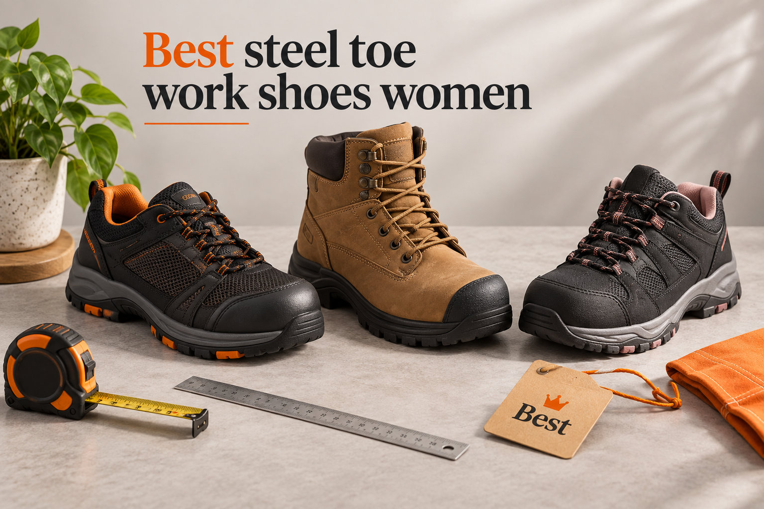 Best steel toe work shoes women