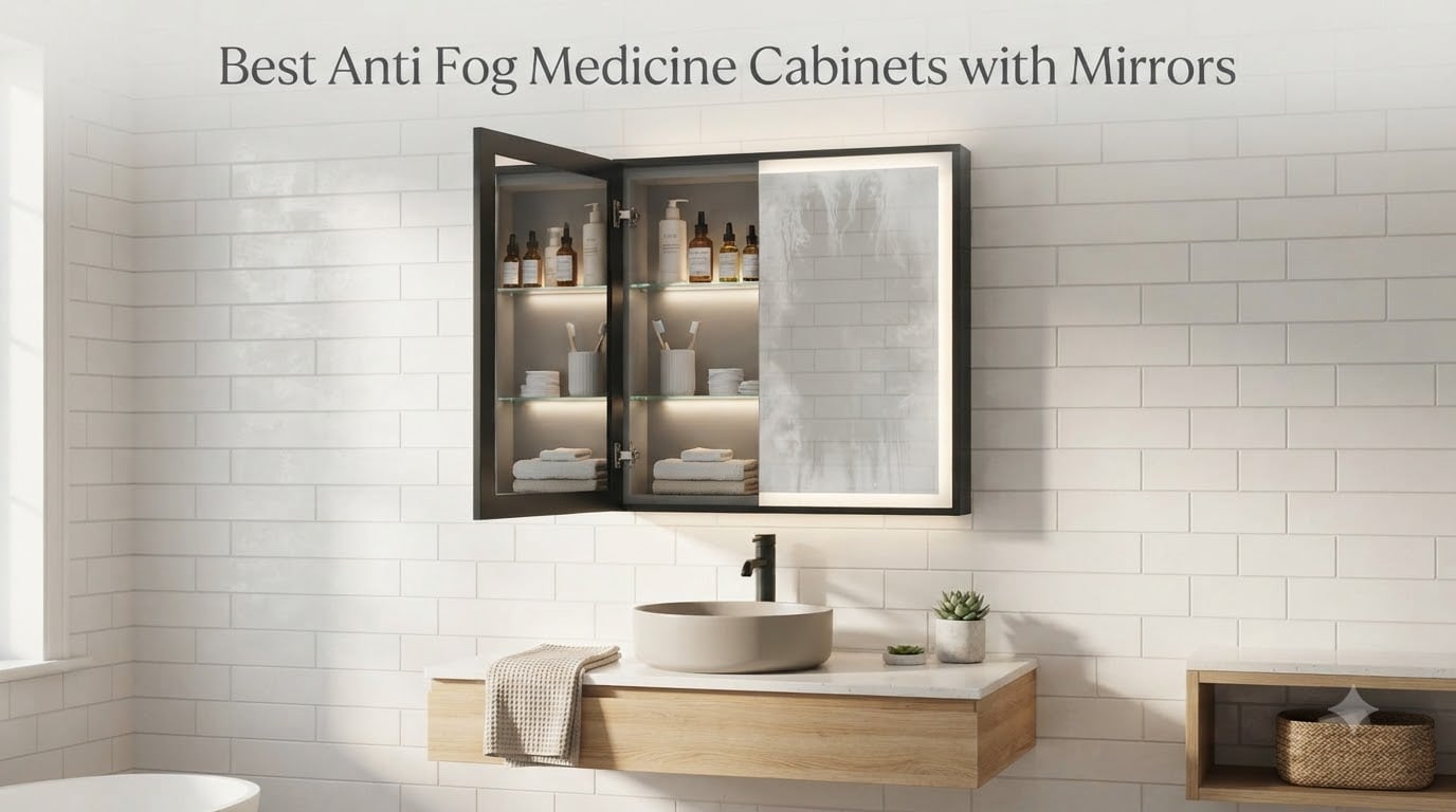 Best Anti Fog Medicine Cabinets with Mirrors