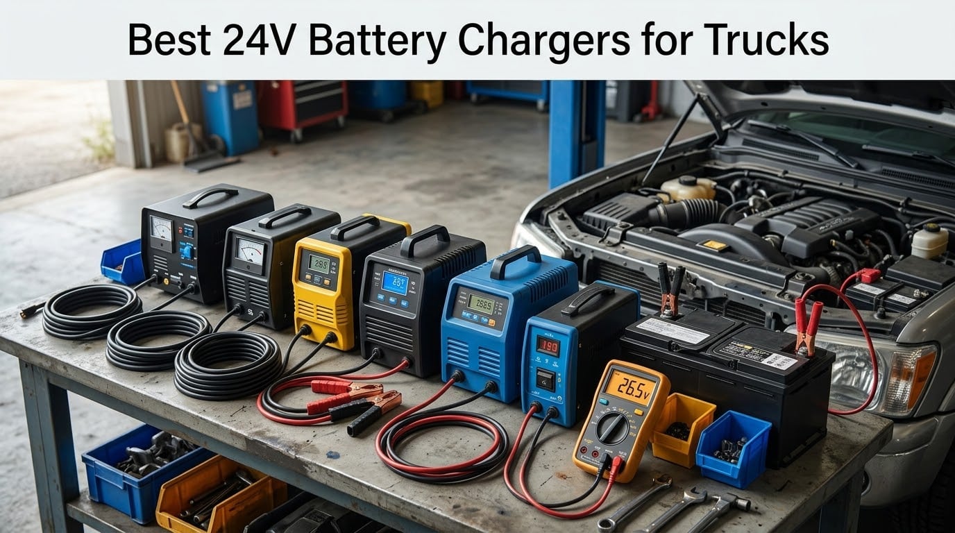 Best 24V Battery Chargers for Trucks