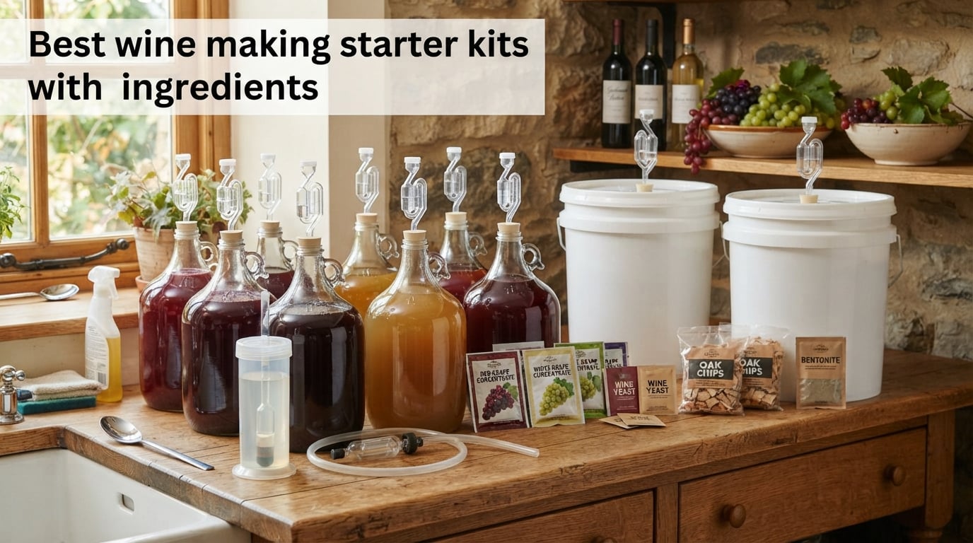 Best wine making starter kits with ingredients