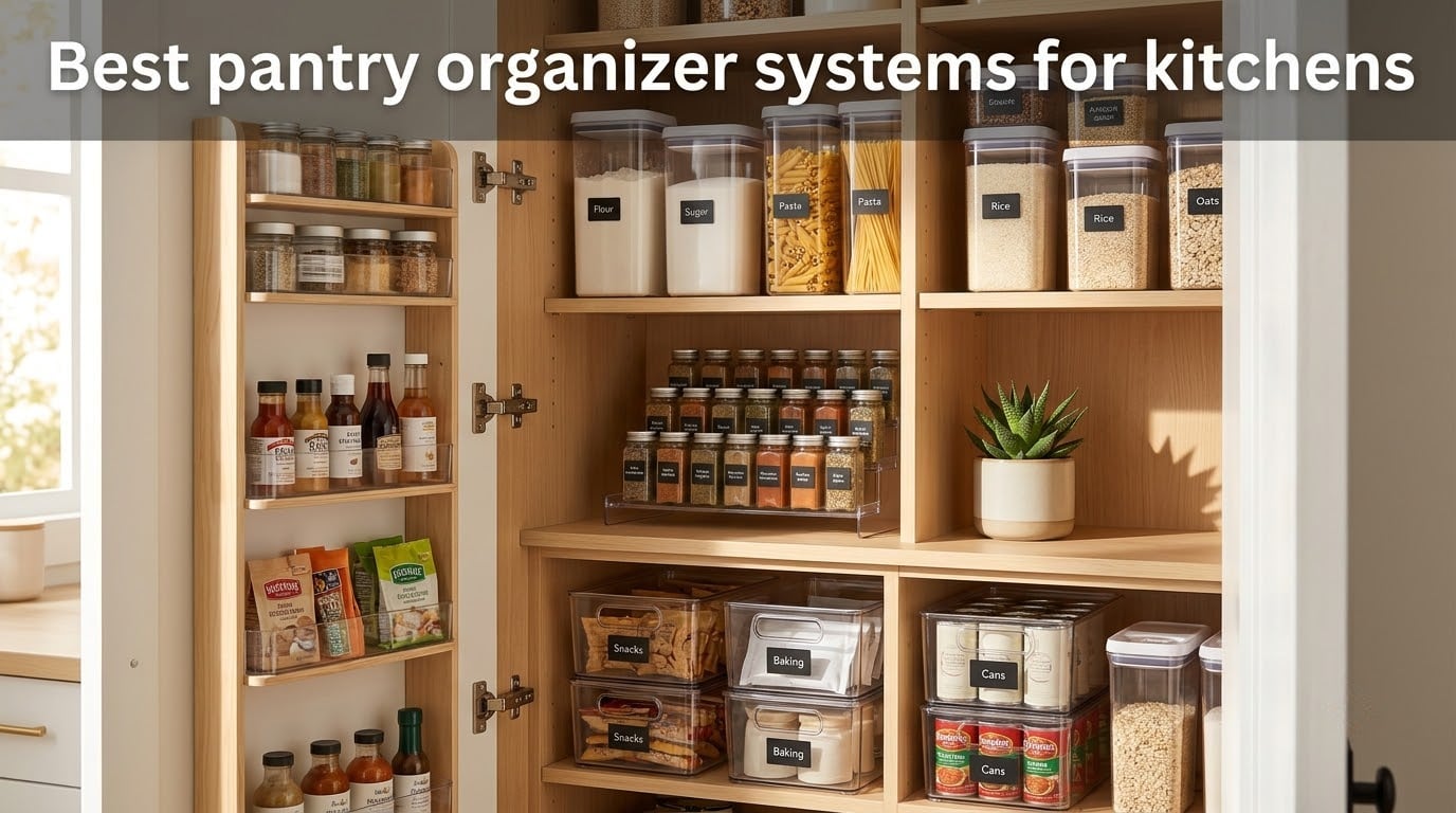 Best pantry organizer systems for kitchens
