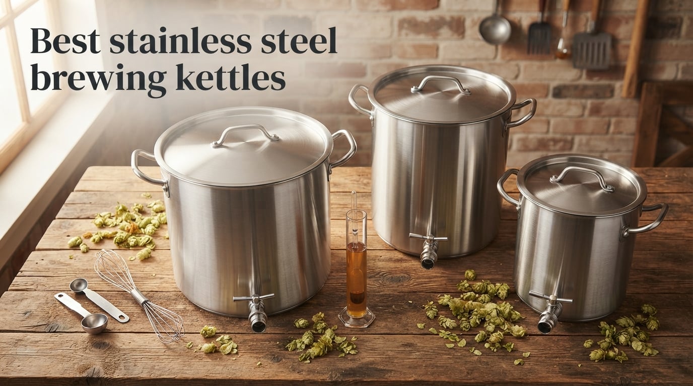 Best stainless steel brewing kettles