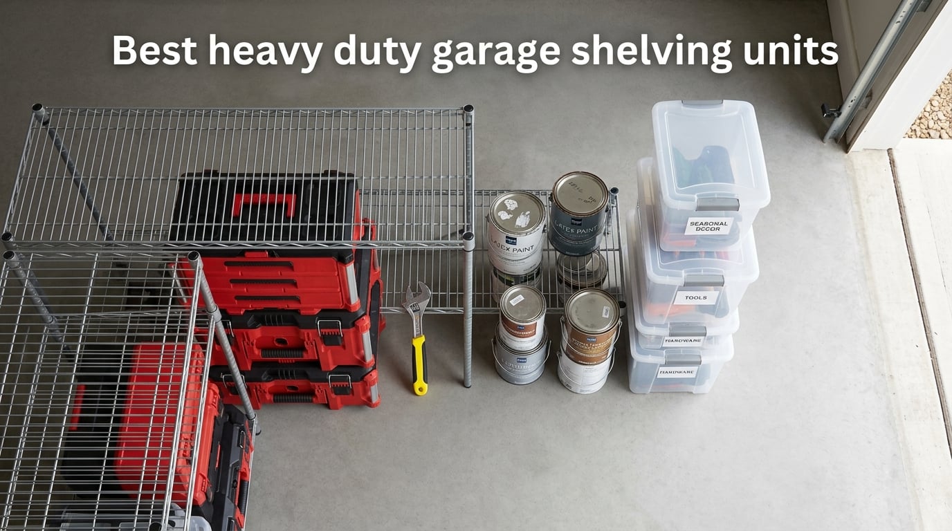 Best heavy duty garage shelving units
