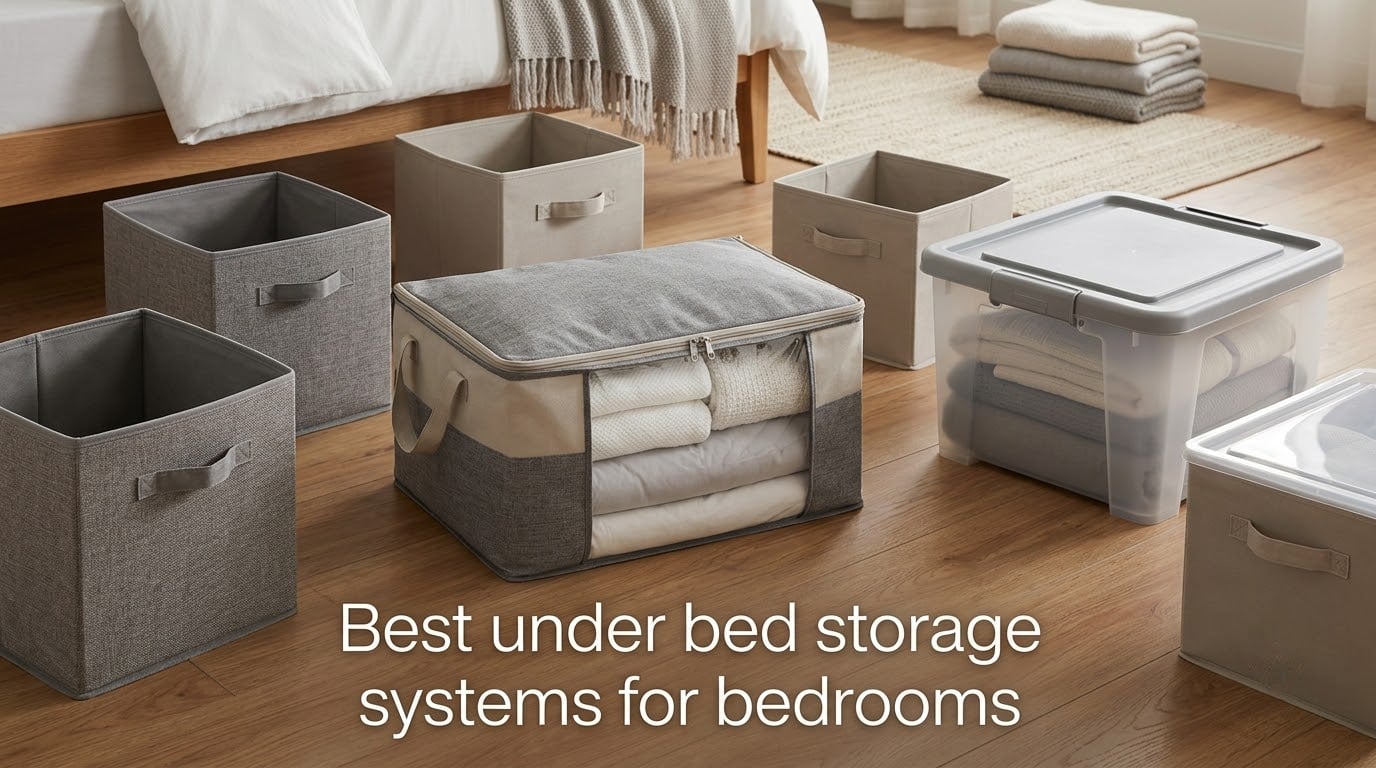 Best under bed storage systems for bedrooms