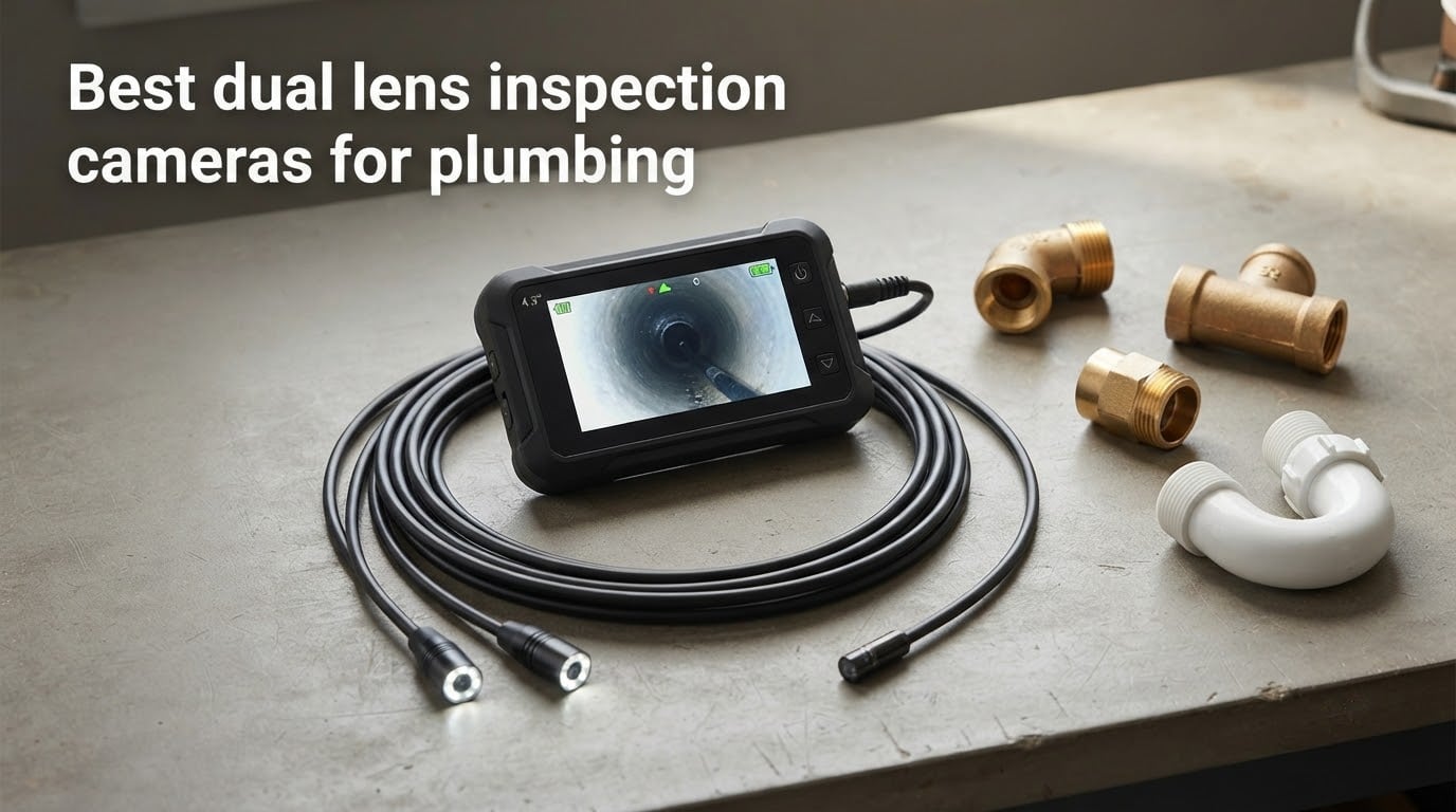 Best dual lens inspection cameras for plumbing
