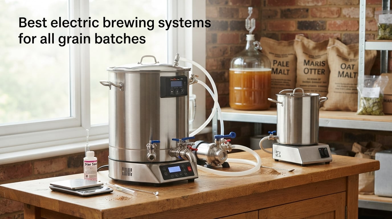 Best electric brewing systems for all grain batches